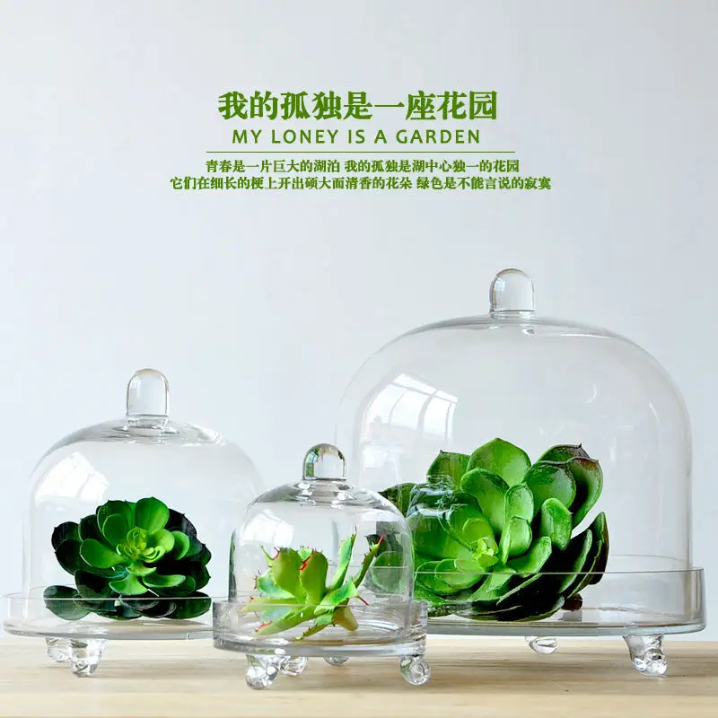 Isa family home accessories modern minimalist creative crafts ornaments glass cake base models |
