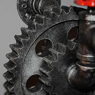 Винтажный настенный светильник Gear Water Pipe промышленный в стиле лофта светодиодный