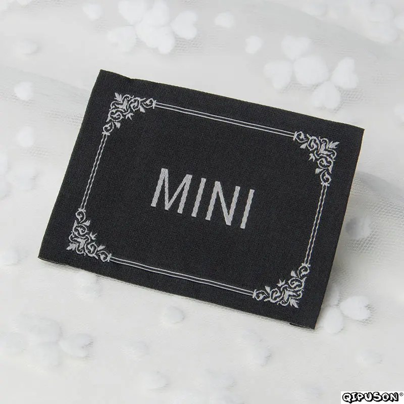 Пользовательская швейная этикетка складка пользовательские этикетки для одежды