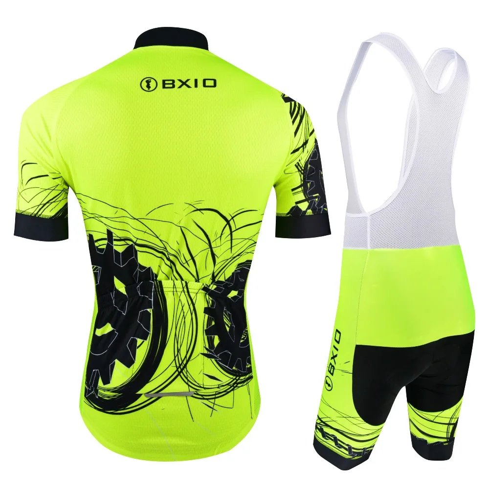 BXIO Мужская велосипедная майка Fluo желтого цвета велосипедные майки летняя одежда