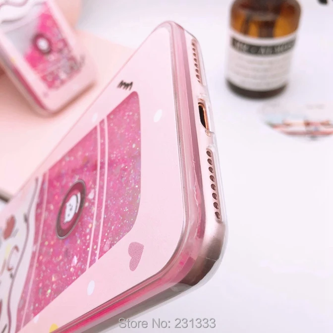 Жесткий чехол C ku из ТПУ с жидким зыбучим песком для Iphone XS X 8 7 PLUS 6 S высокий каблук