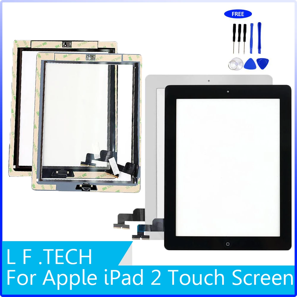 Для iPad 2 A1395 A1396 A1397 сенсорный экран дигитайзер сенсорная стеклянная панель