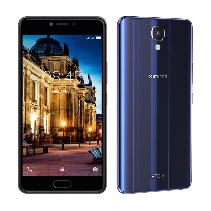 Infinix NOTE 4 Смартфон 32G 3g OCTA-CORE отпечатков пальцев 4300mAh 5," сотовый телефон - Цвет: Blue
