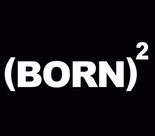 

Born Again Christian window Sticker / Decal Funny 20x7cm