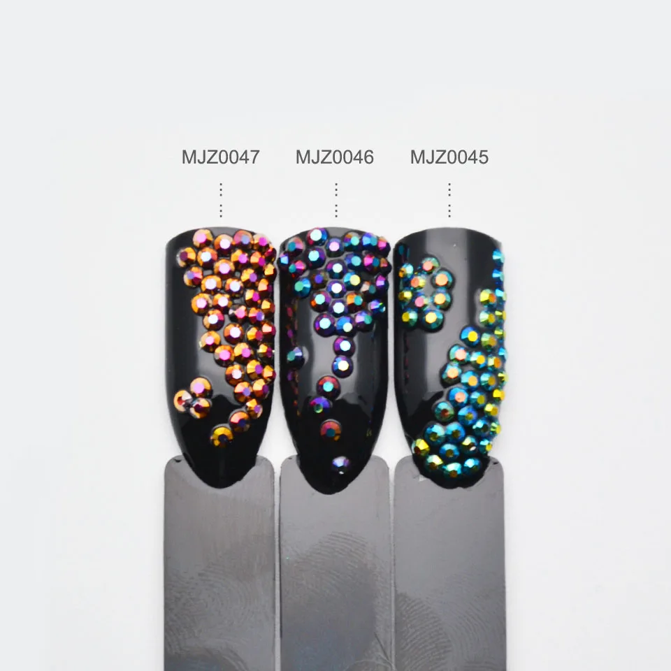 2 мм Стразы для ногтей украшения Nailart хрустальные стразы принадлежности дизайна 3D