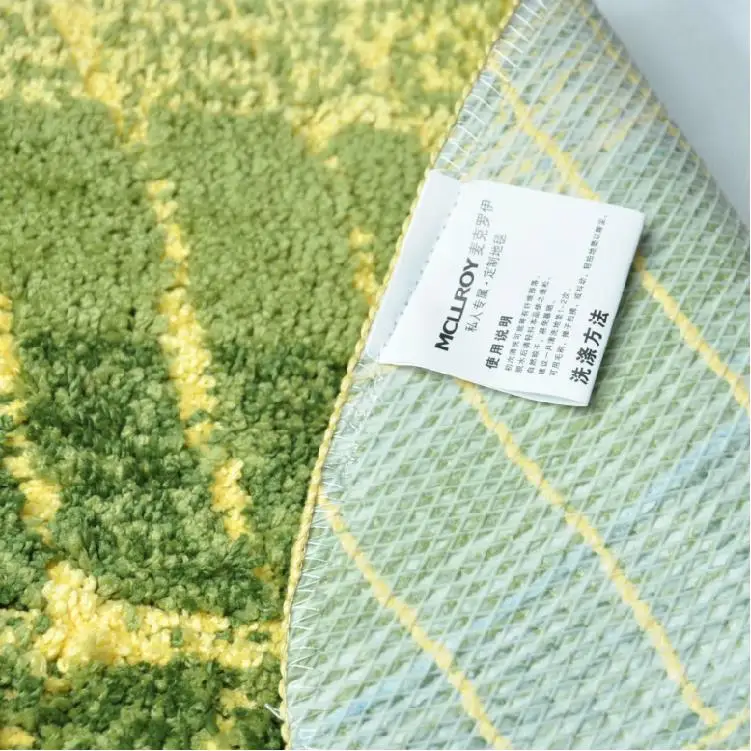 Толстый зеленый ковер для ванной комнаты коврик пасторальной спальни детский