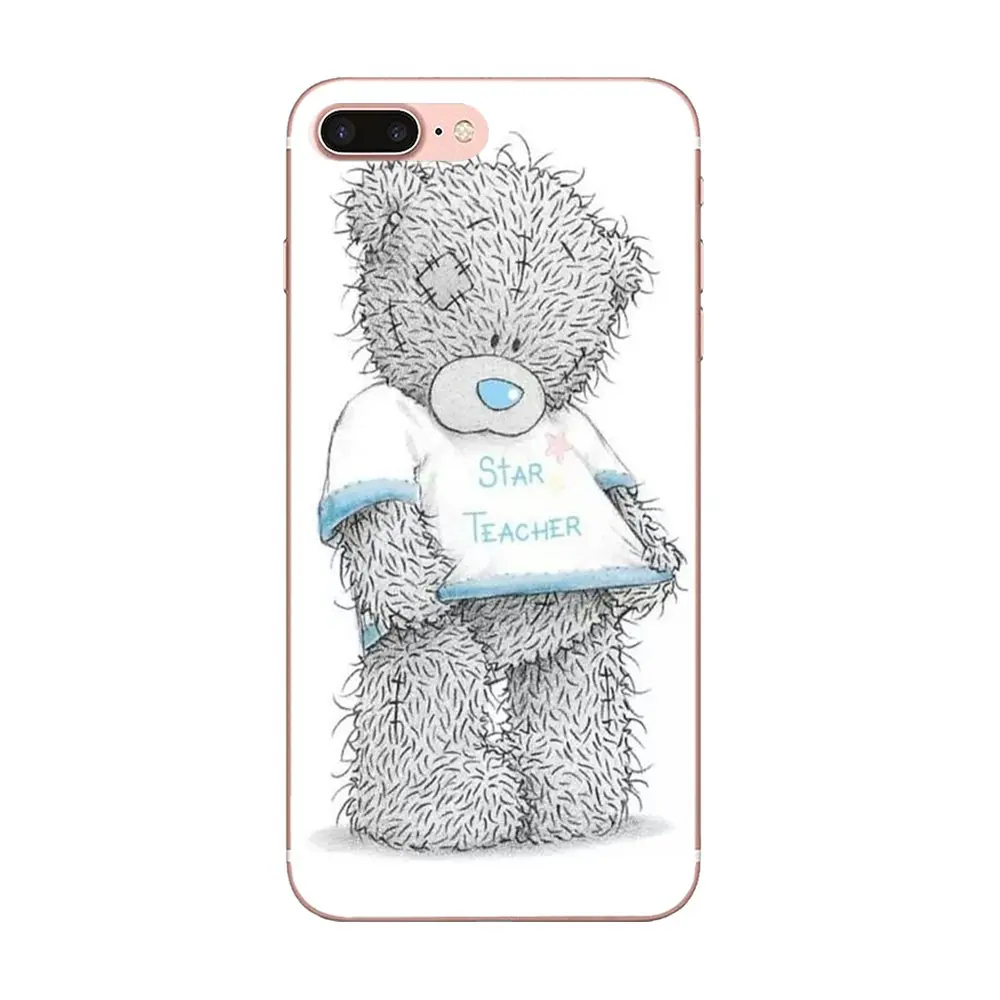 Soft Cases Capa Lovely Teddy Bear Mobile For Samsung Galaxy Note 5 8 9 S3 S4 S5 S6 S7 S8 S9 S10 mini Edge Plus Lite | Мобильные