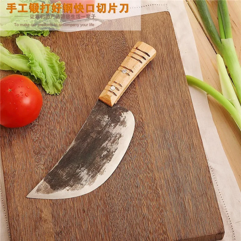 Chu семейный кованый нож кухонный ручной шеф-повара специальный свиной нож обвалочный нож Убойный Мясник мачете ножи