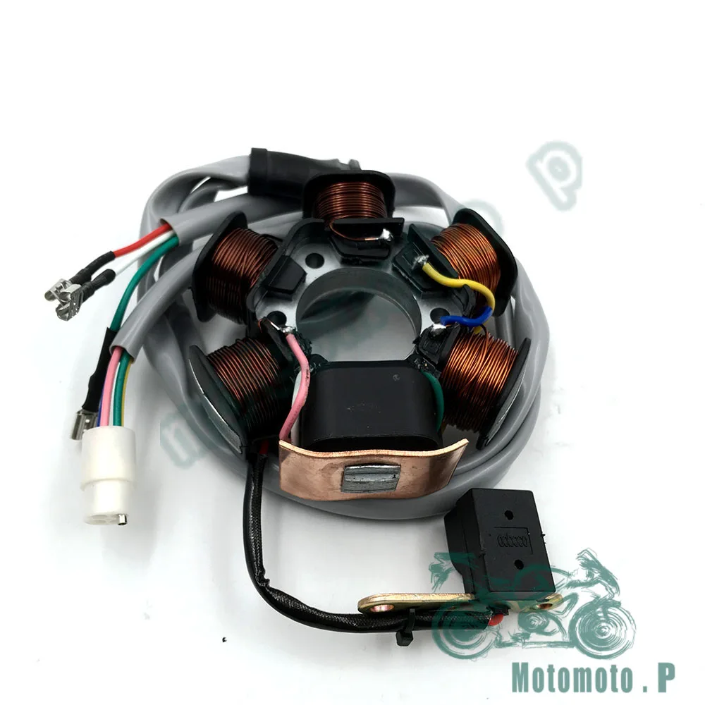 Большая распродажа запчасти для генератора мотоцикла катушка статора PIAGGIO 50 2T