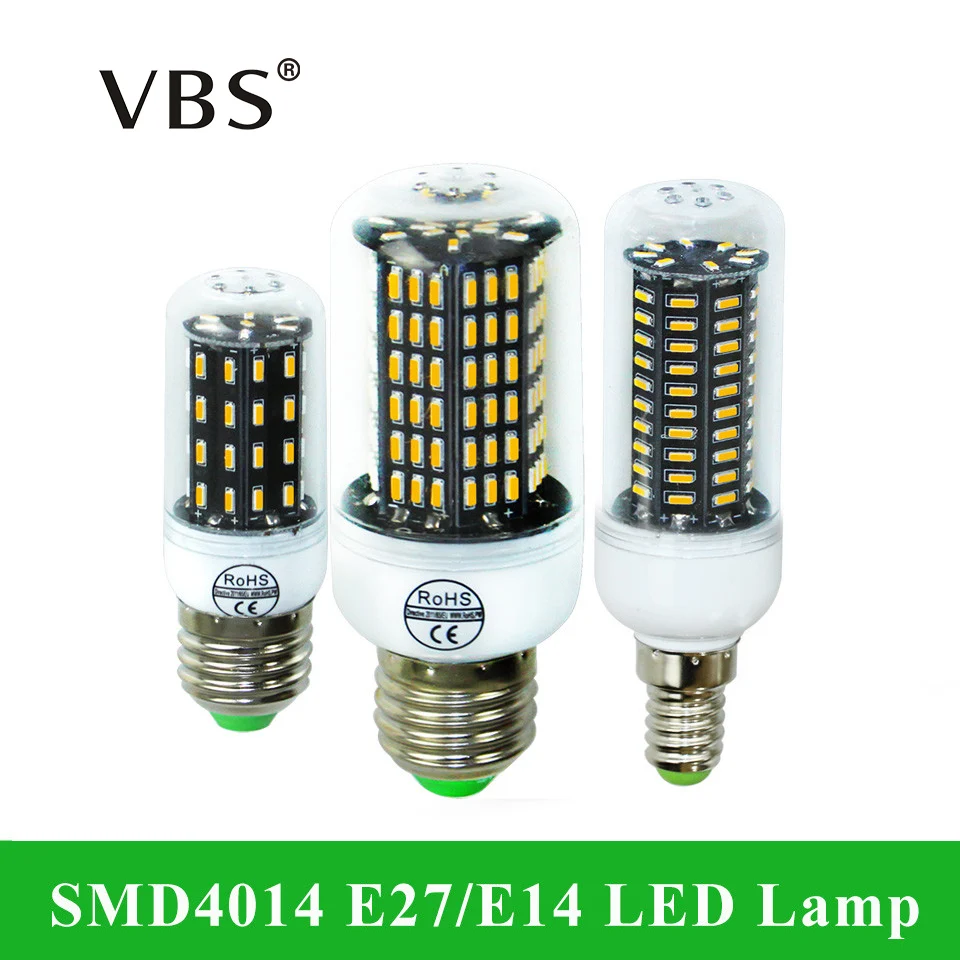 E14 Светодиодный E27 светильник для кукурузы 220 В 4014SMD светодиодный 38 55 78 88 140