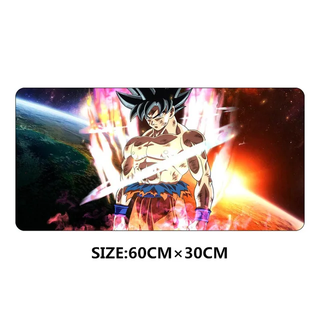 Большой 60x30 см DRAGON BALL Супер saiyan Мышь pad XL Игры Геймер игровой коврик Мышь клавиатура вычислить аниме стол подушки для настольного ПК - Цвет: Model H