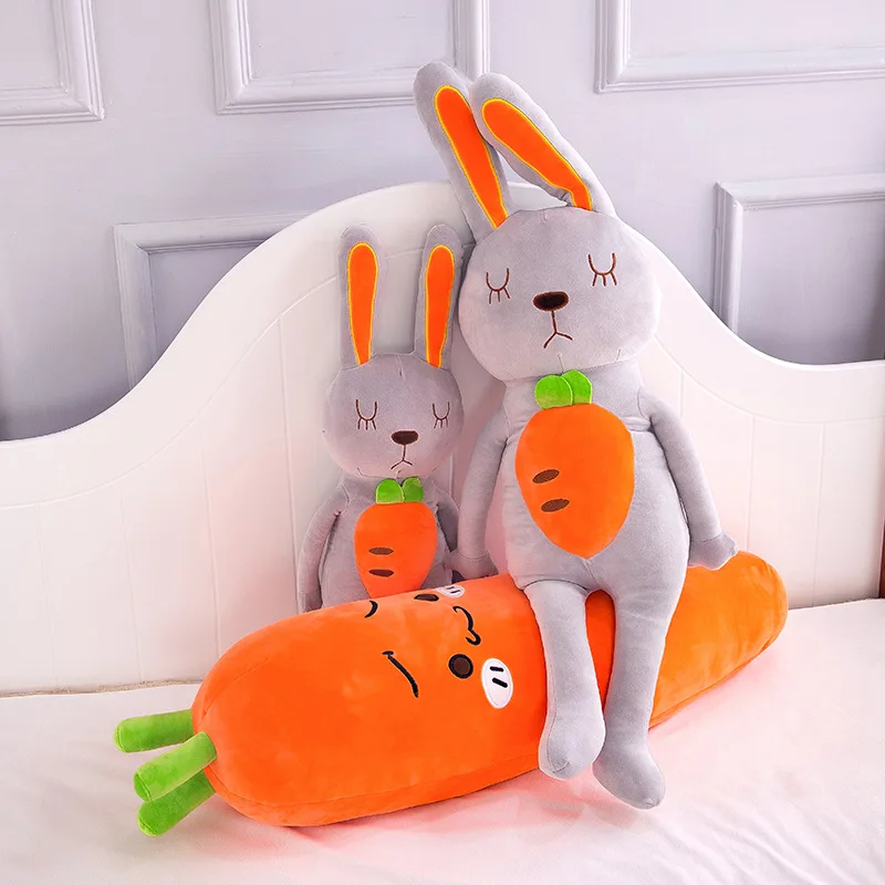 Новая кукла морковка кролик подушка Морковка плюшевая игрушка Кролик Плюшевая
