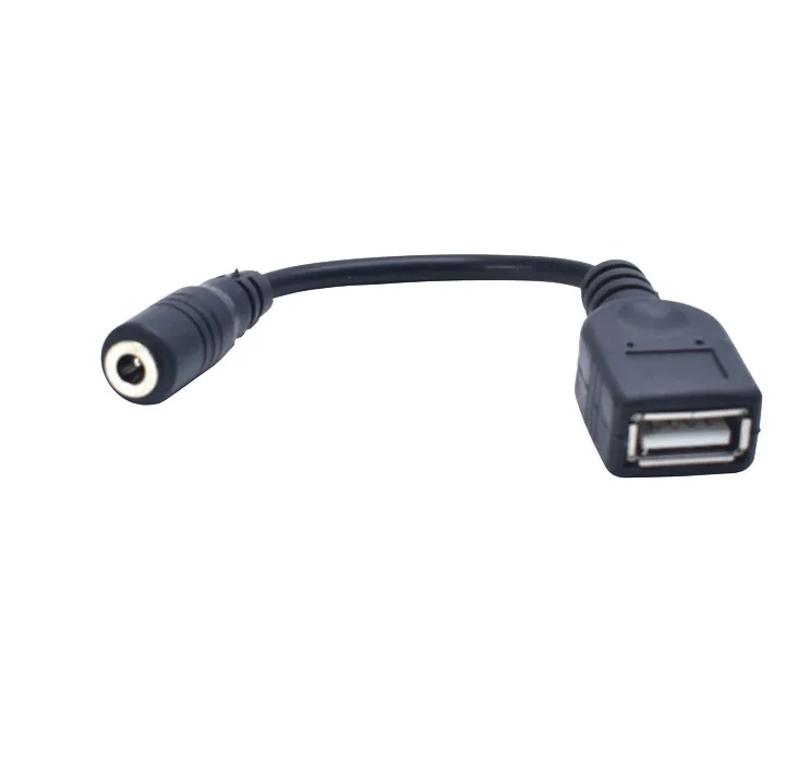1 шт. 3,5*1,35 мм DC штекер питания для USB 2,0 AF Женский разъем адаптера с 12 см кабелем для телефона ПК U диск