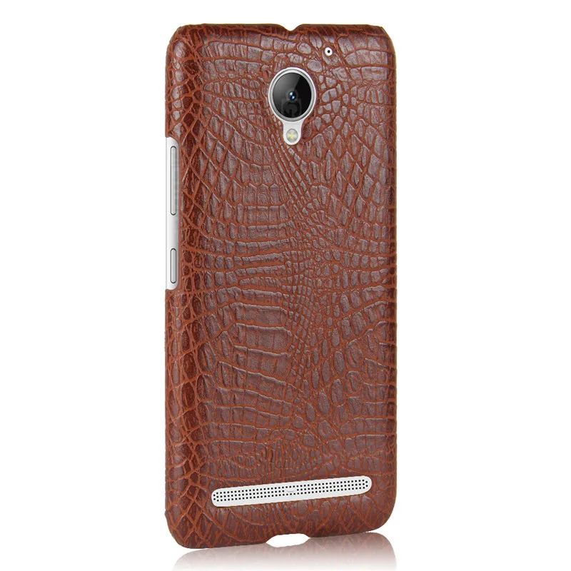 Lenovo Vibe C 2 C2 K10A40 5," чехол с узором «крокодиловая кожа» чехол из жесткого поликарбоната+ из искусственной кожи задняя крышка чехол для lenovo Vibe C2 Жесткий Чехол для мобильного телефона