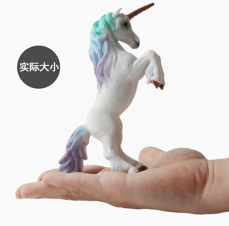 Игрушечная игрушка Пегас, модель мини-животного, единорог, летающая фигурка лошади, модель диких фигурок, детские игрушки, фигурка