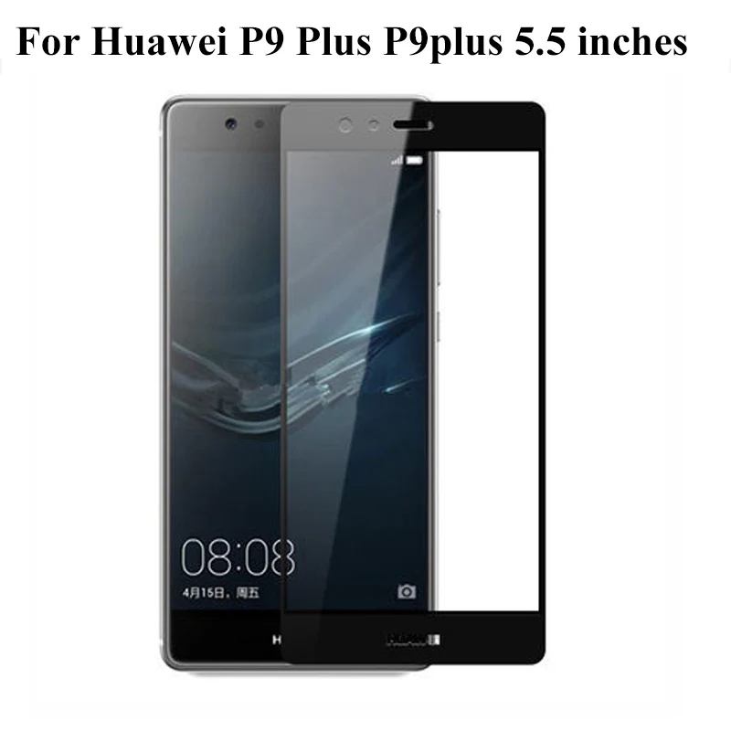 Золотисто белое ультратонкое закаленное стекло 9H для Huawei P9plus P 9 plus P9 полное