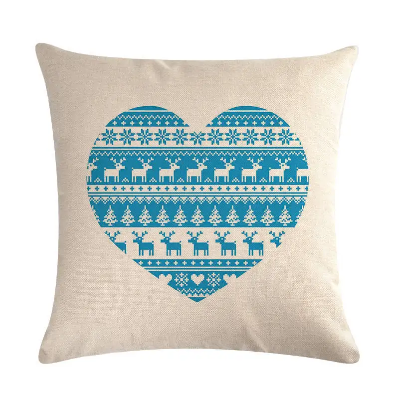 45cm*45cm moon design christmas linen/cotton throw pillow covers couch cushion cover home decorative | Дом и сад