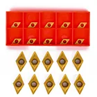 Твердосплавные вставки DCMT070204 YBC251 для токарного станка, 10 шт.