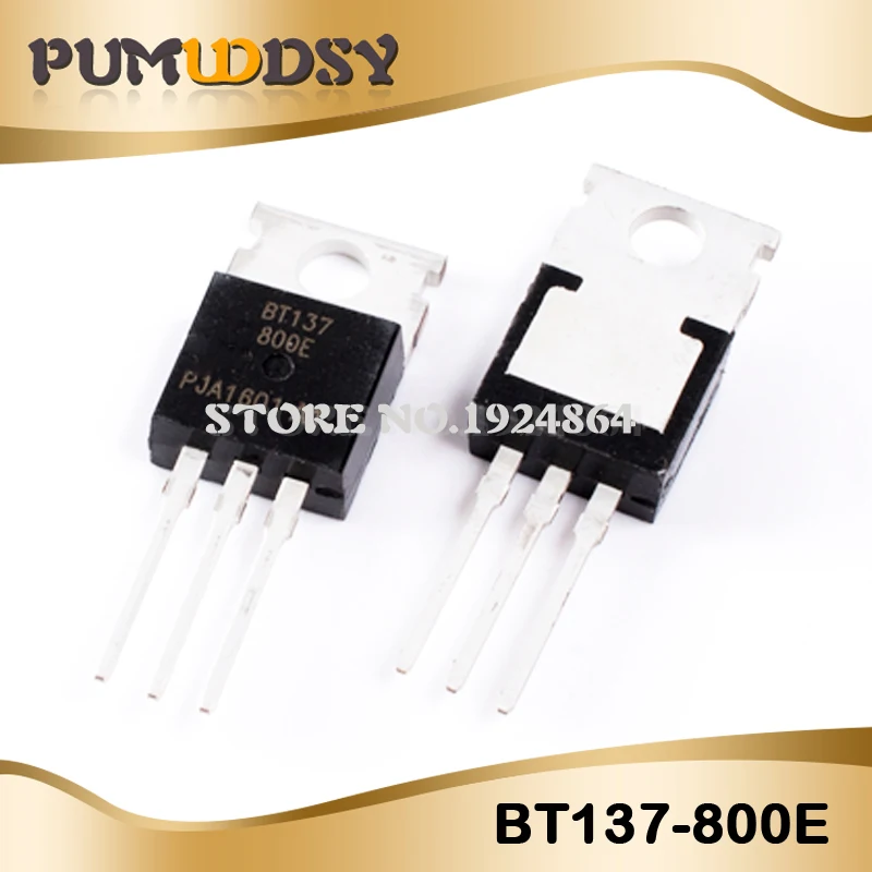 10 шт. BT136-600E BT137-600E BT138-600E BT139-600E BT136-800E BT137-800E BT138-800E BT139-800E-220 BT136 BT137 BT138 BT139 IC - Цвет: BT137-800E