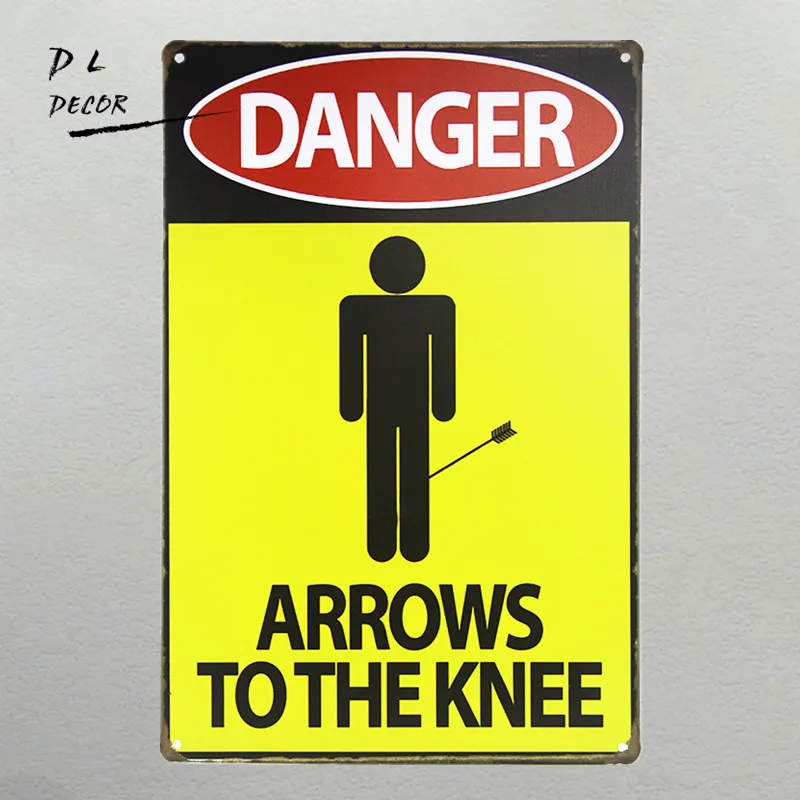 Дл опасный знак винтажный Ретро потертый шикарный вдохновляющие стрелы до