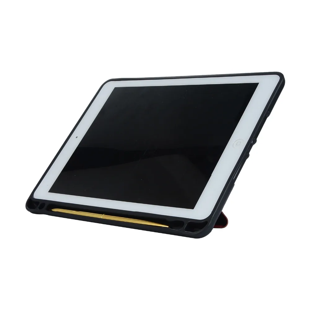 Ультратонкий чехол подставка из ТПУ и искусственной кожи для Apple iPad 9 7 2018 2017 Air