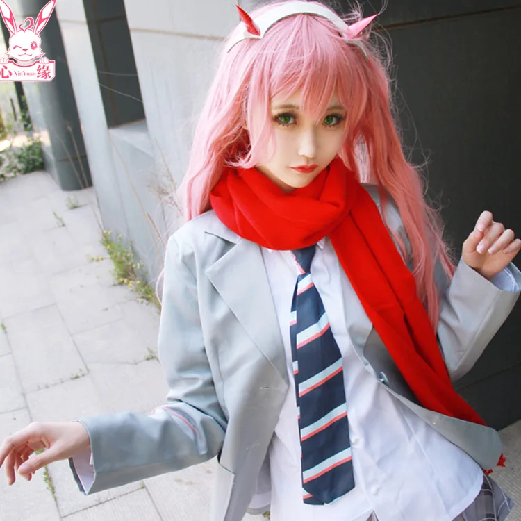 DARLING in the FRANXX 02 Zero два костюма на Хэллоуин карнавал аниме униформа для девочек