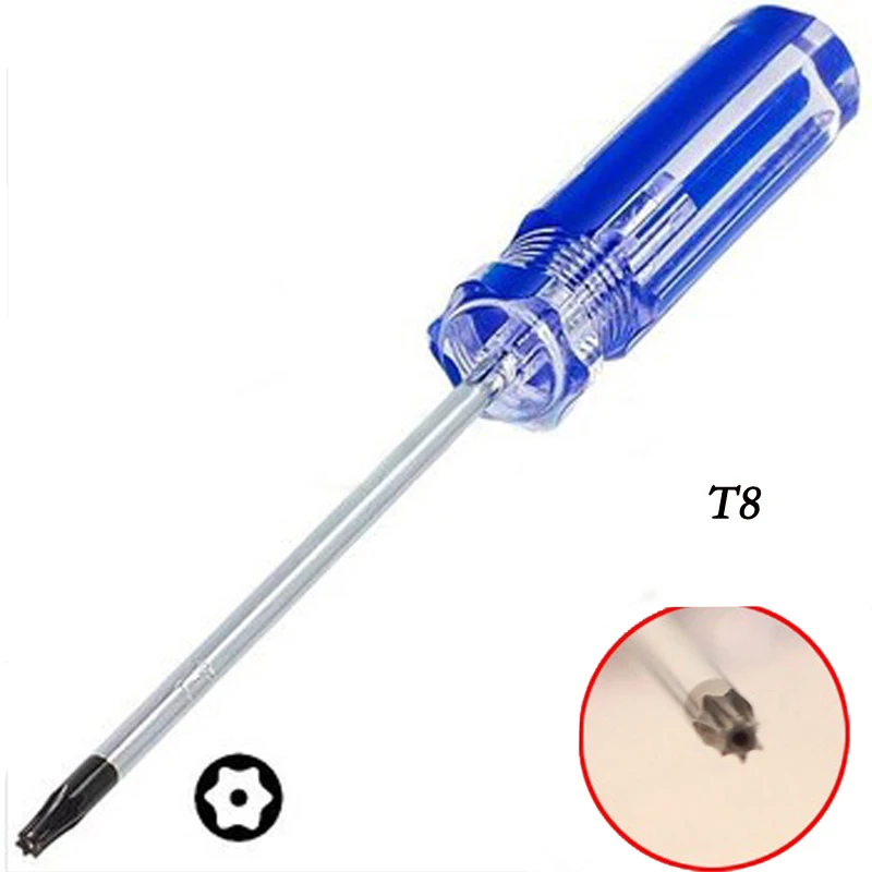 Отвертка Torx T8 с защитой от вскрытия для консоли PS4 XBOX one 360 проводной и