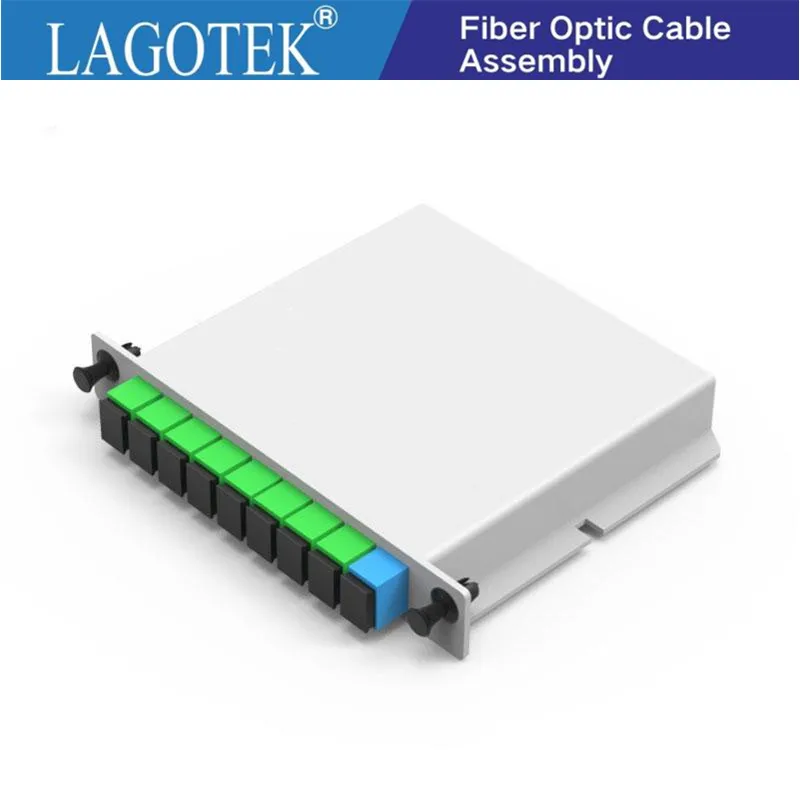 Бесплатная доставка 10 шт./лот 1*8 волоконно-оптический PLC сплиттер 1x8 LGX коробка
