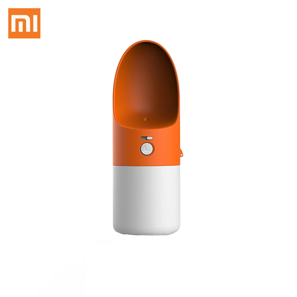 Оригинальная портативная чашка для воды Xiaomi ROCKET Pet 270 мл однокнопочный замок