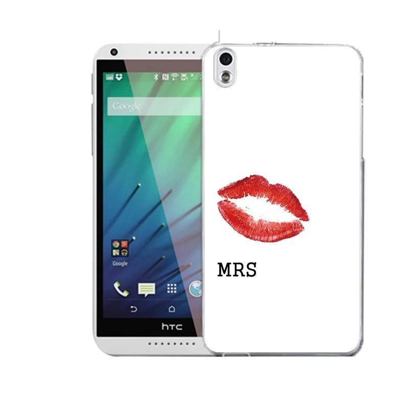 QMSWEI TPU Clear Phone Case For HTC M8 Soft Moustache Printed Couple Hand Heart Lips Back Cover Free shipping D820 M9 A9 |