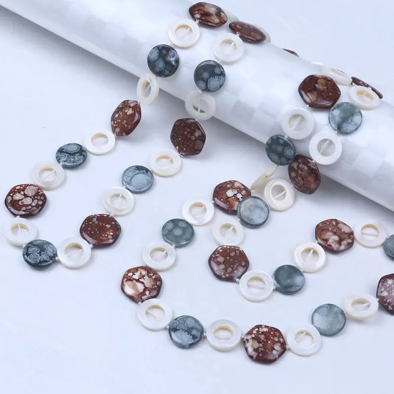 Модное ожерелье из бисера в виде пресноводной ракушки пляжные украшения ручной