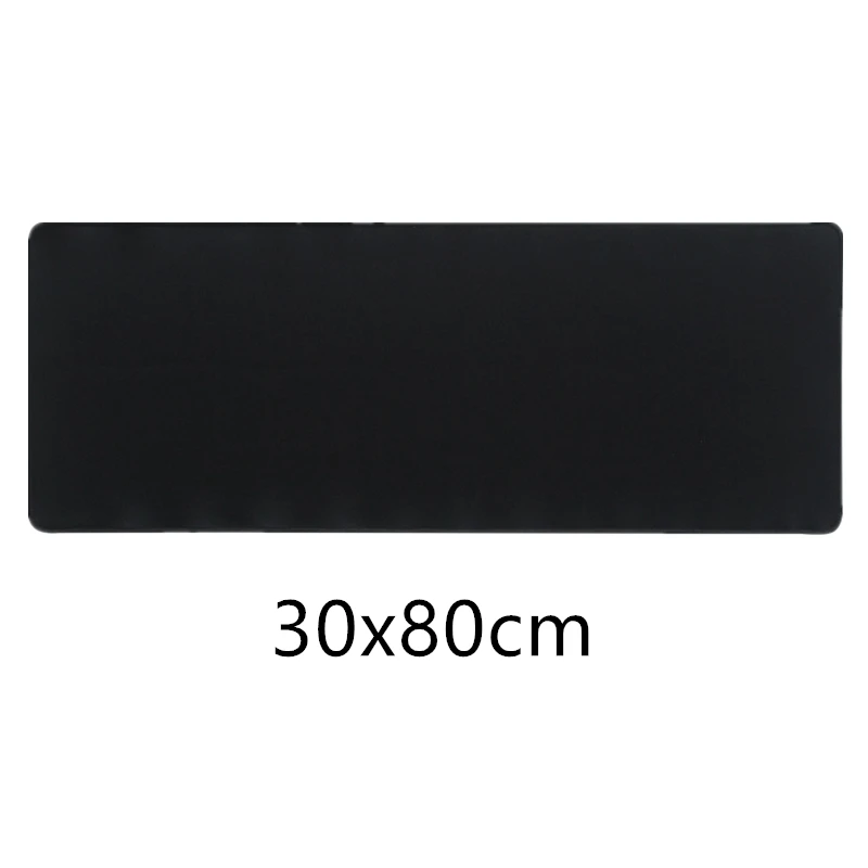 black Большой игровой коврик для мыши 300x800x2 мм коврик для игровой мыши нескользящая резиновая основа коврик для мыши для ноутбука компьютера и ПК настольный коврик для клавиатуры - Цвет: black