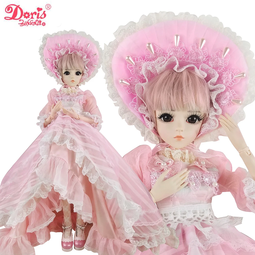 24 &quotAlina 1/3 Doris BJD Кукла SD кукла шарнирные куклы игрушка фигурка + макияж ресницы