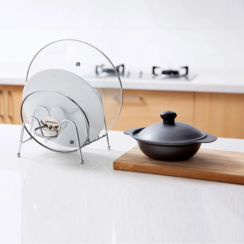 

Kitchen Multi-Layer Lid Racks Chopping Board Storage Rack Chopping Board Tray Racks