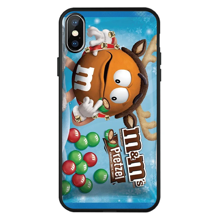 06 Чехол для iPhone 11 pro X XS Max XR 7 6 6S 8 Plus 5 S 5S SE M& Ms шоколадный Мягкий ТПУ Мягкий силиконовый чехол для телефона - Цвет: 06