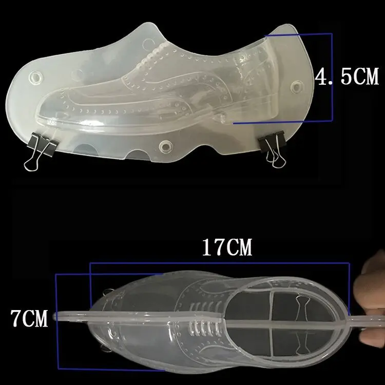 Новый дизайн 3D мужская обувь форма пластиковая шоколадная поликарбонатные формы