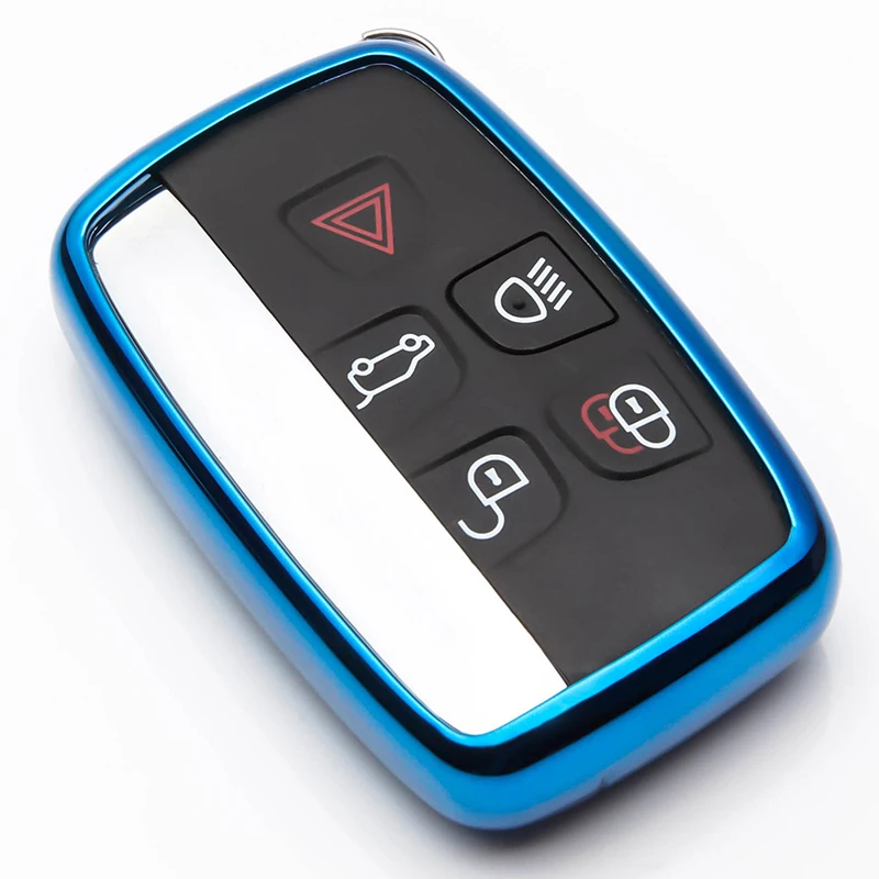 TPU Car Key Case Cover For Land Rover A9 Range Sport Evoque Freelander 2 Jaguar XE XJ XJL XF C-X16 V12 Guitar F X Typ | Автомобили и