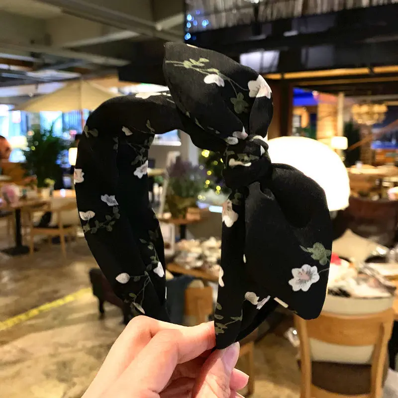 Новые аксессуары для волос женский цветочный ободок с узлом милый волос| |