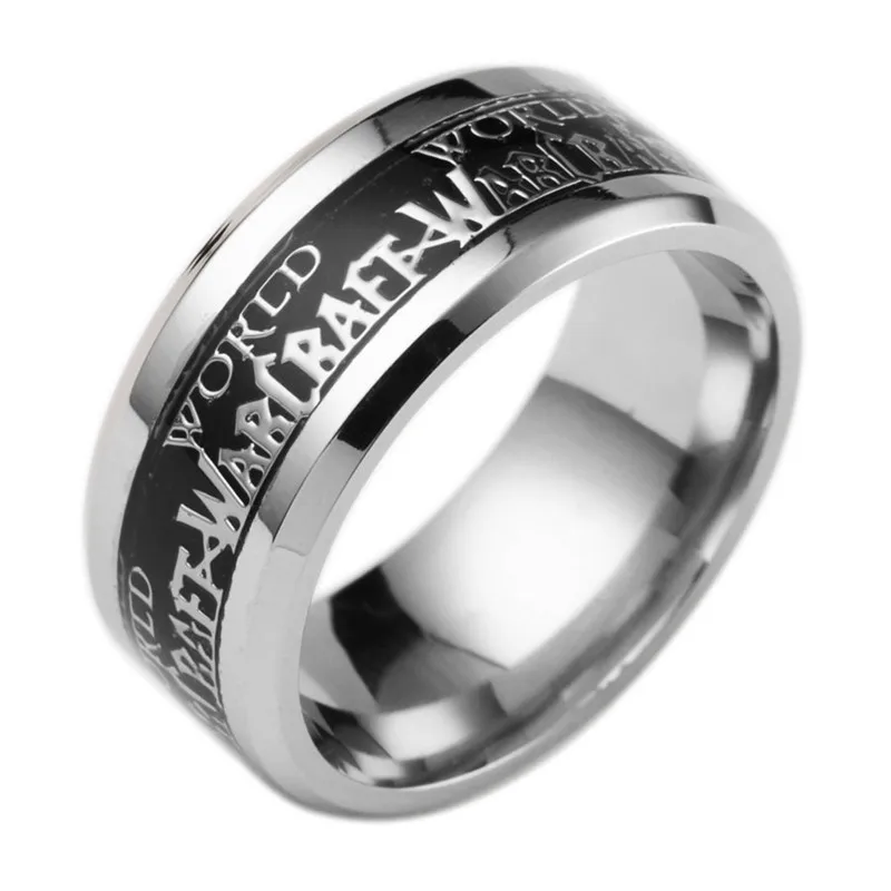 Лидер продаж 2017 кольцо из нержавеющей стали с изображением фильма World of Warcraft