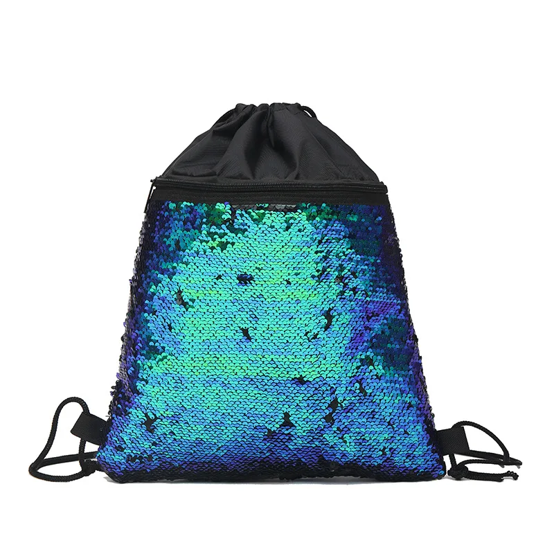 Double Faces Magic Sequins Gym Bag Women Fitness Beam Sport Bags for Training Yoga Backpack Girls Shoulder Pack Shoes 2019 | Спорт и