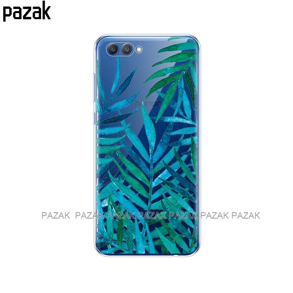 61355 Силиконовый чехол для huawei honor V10 VIEW 10, мягкая задняя крышка из ТПУ для huawei honor 10, защитный прозрачный чехол с принтом - Цвет: 61355