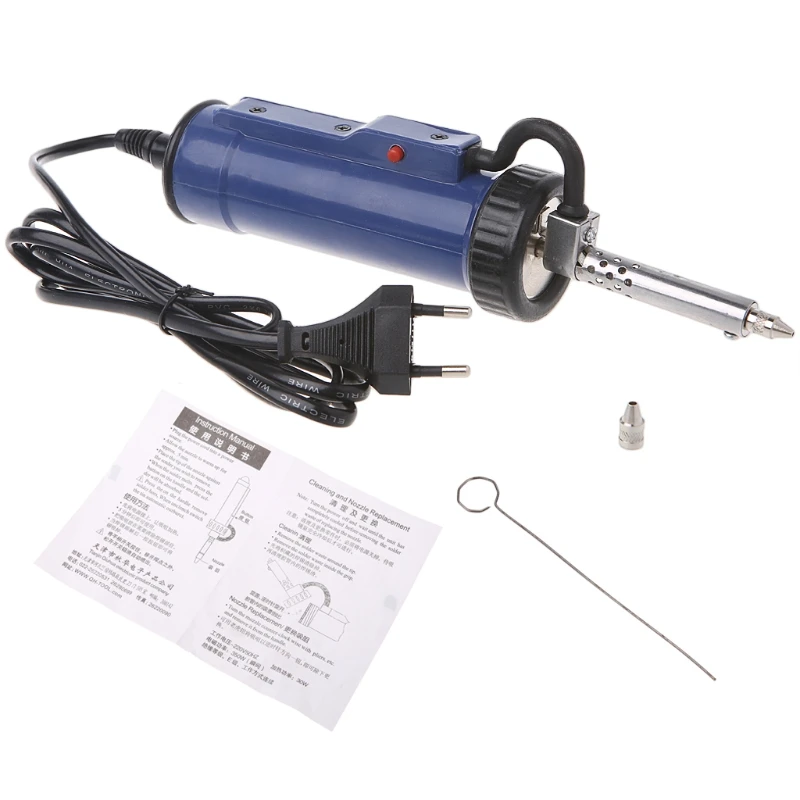 

30W 220V 50Hz Electric Vacuum Solder Sucker Desoldering Pump Iron Gun Hand Tool