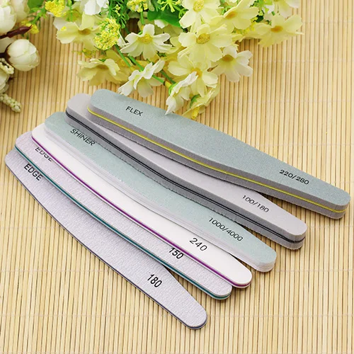 2016 новинка 6x Шлифовальная Пилка Для ногтей файлы буфер блока для маникюра УФ гель