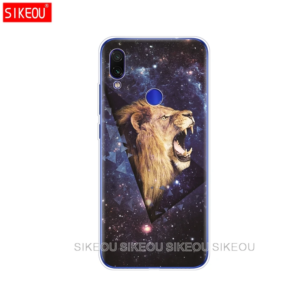10125 Для Xiaomi Redmi Note 7 чехол силиконовый Redmi Note 7 pro Чехол Fundas Coque Волк тигр, Лев, Леопард медведь животное - Цвет: 10125