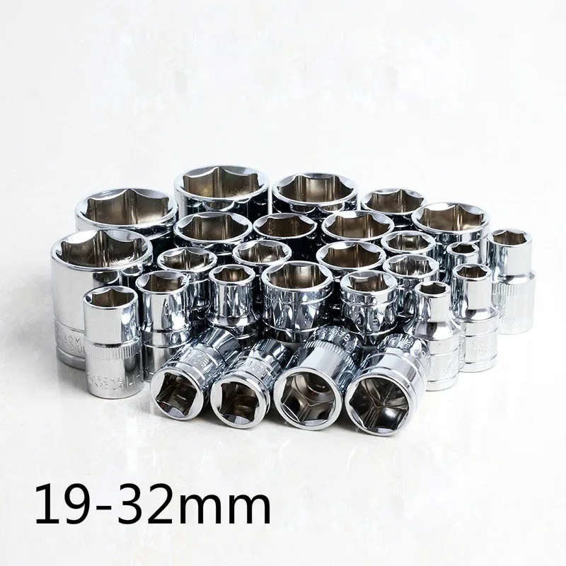 

9 шт., универсальные Торцевые гаечные ключи, 1/2 дюйма, 19-32 мм