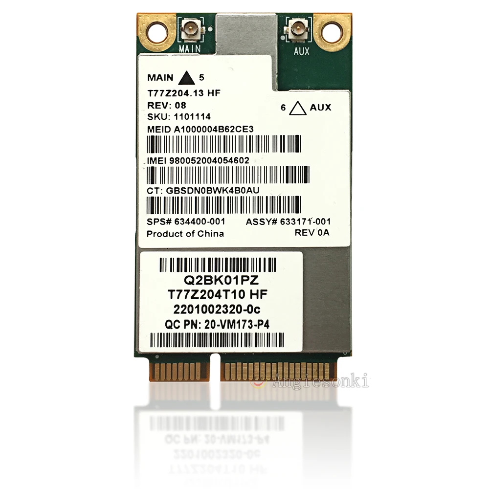 Беспроводная 3g карта UN2430 Gobi3000 MC8355 широкополосная 702080 001 634400 WWAN для HP 5330m 6560b 4430s 8560p