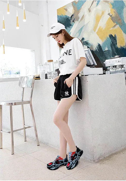 Белая обувь; женские кроссовки на платформе; zapatos de mujer; брендовая Лоскутная обувь; chaussure femme; цветная женская обувь на массивном каблуке; дышащая обувь