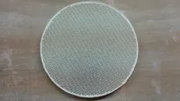 Round Gas Cordierite Ceramic Plates Infrared Honeycomb Heat Panel Gas Cooktop Plates