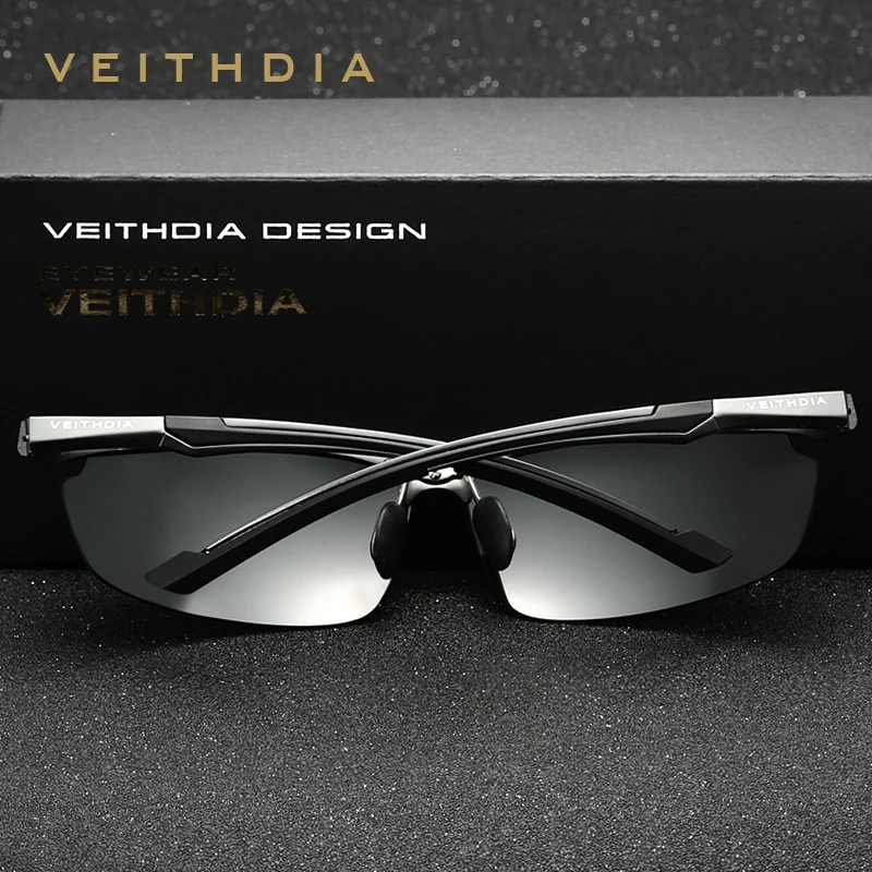 Новинка, поляризационные солнцезащитные очки VEITHDIA, мужские, фирменный дизайн, мужские, Ретро стиль, солнцезащитные очки, gafas oculos de sol masculino 6592