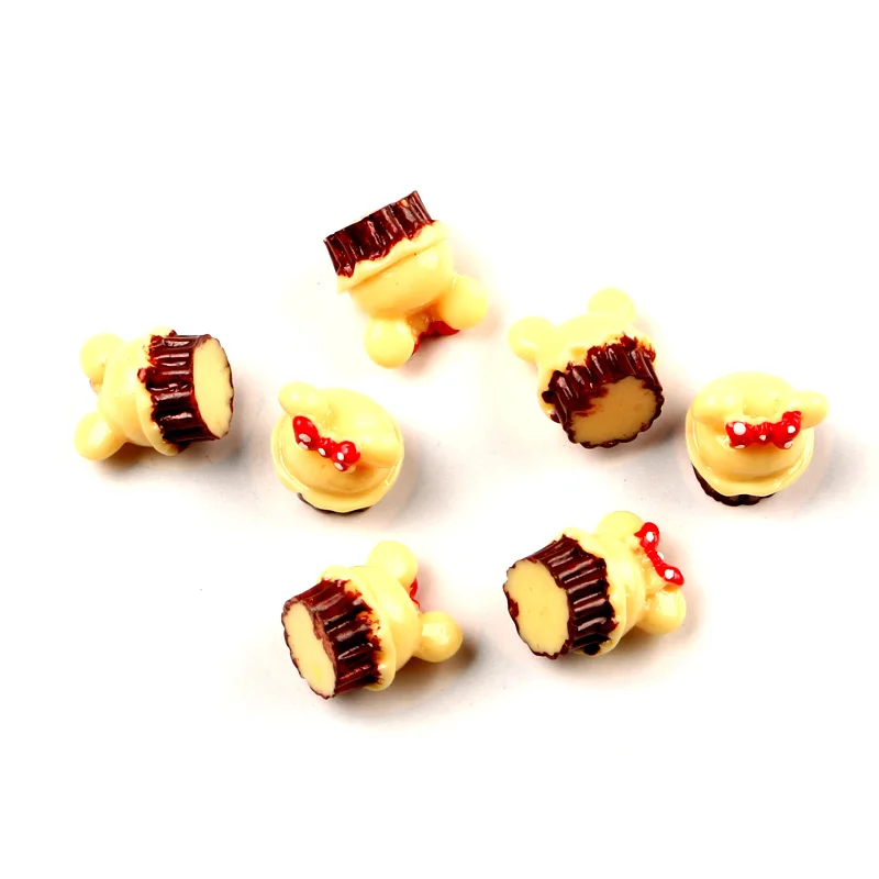 LF 20 шт. смешанные кабошоны из каучука для мини-торта декоративные украшения